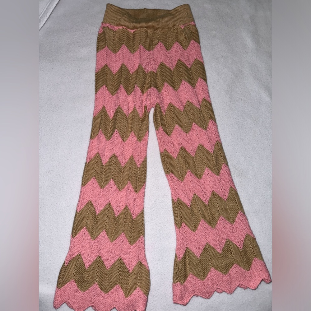 crotched flare pants